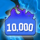 Значок достижения 10 тысяч