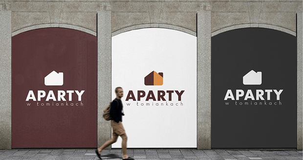 Айдентика для бренда APARTY w Łomiankach