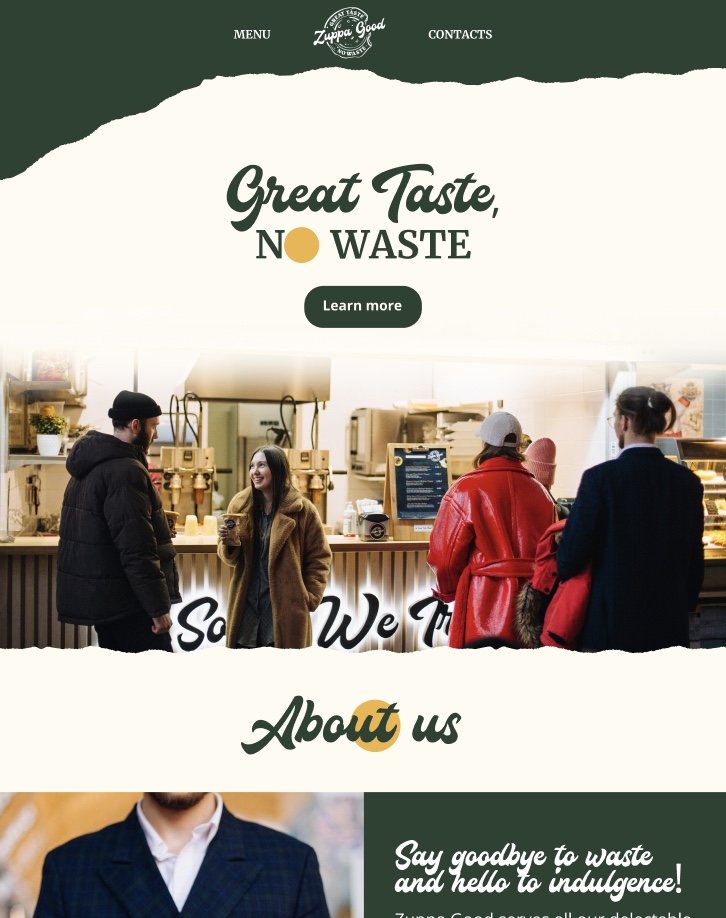 Сайт Zuppa Good