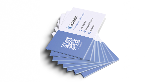 Визитка для компании Bosger