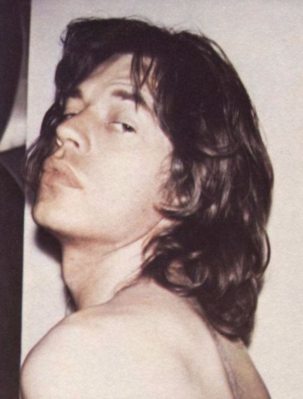 Polaroid of Mick Jagger