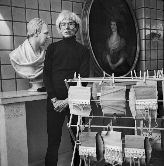 Andy Warhol and his corsets at the fourth factory