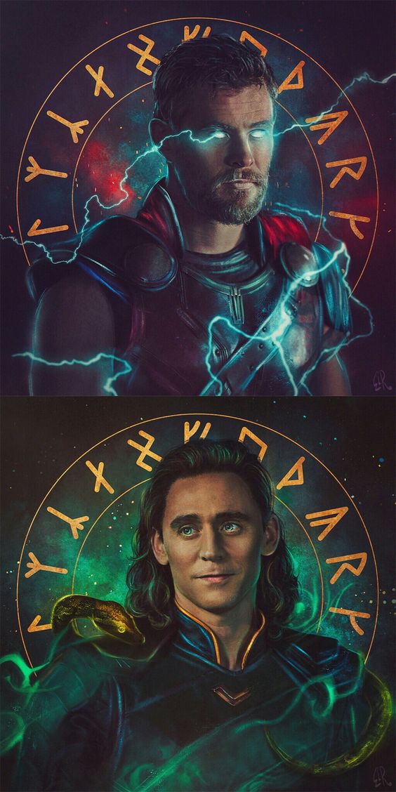 Art Thor and Loki