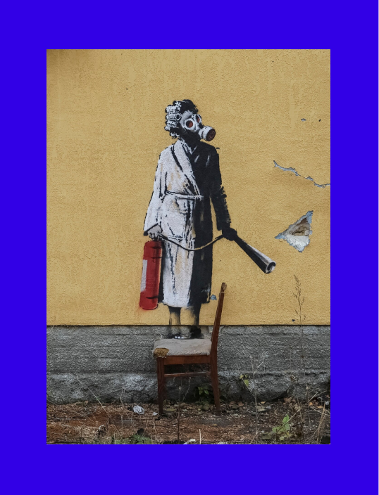 Banksy as an icon of modern street art