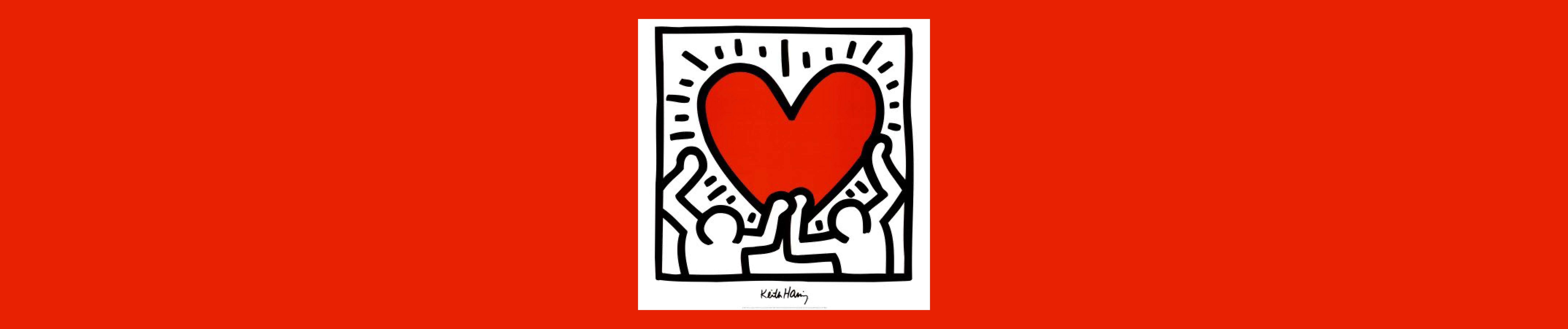 Kit Haring Heart