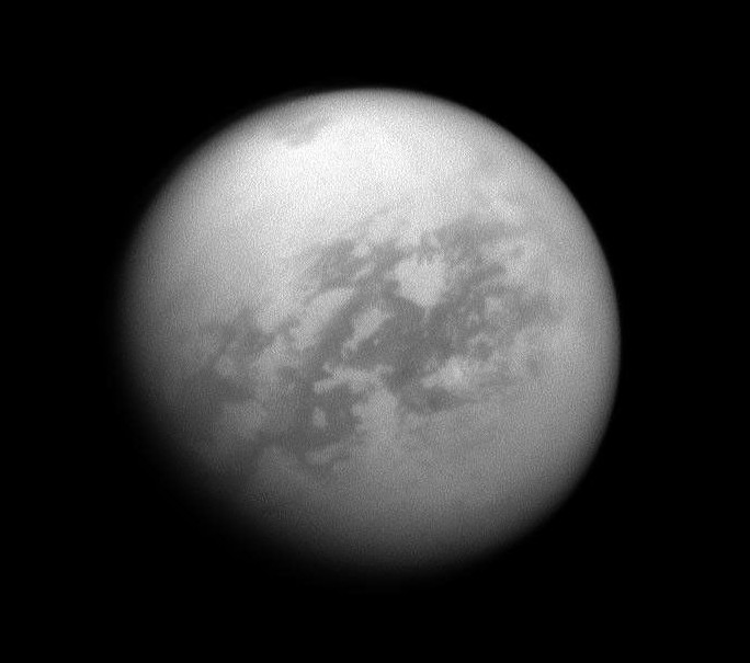 Море Кракена на Титане - радарный снимок