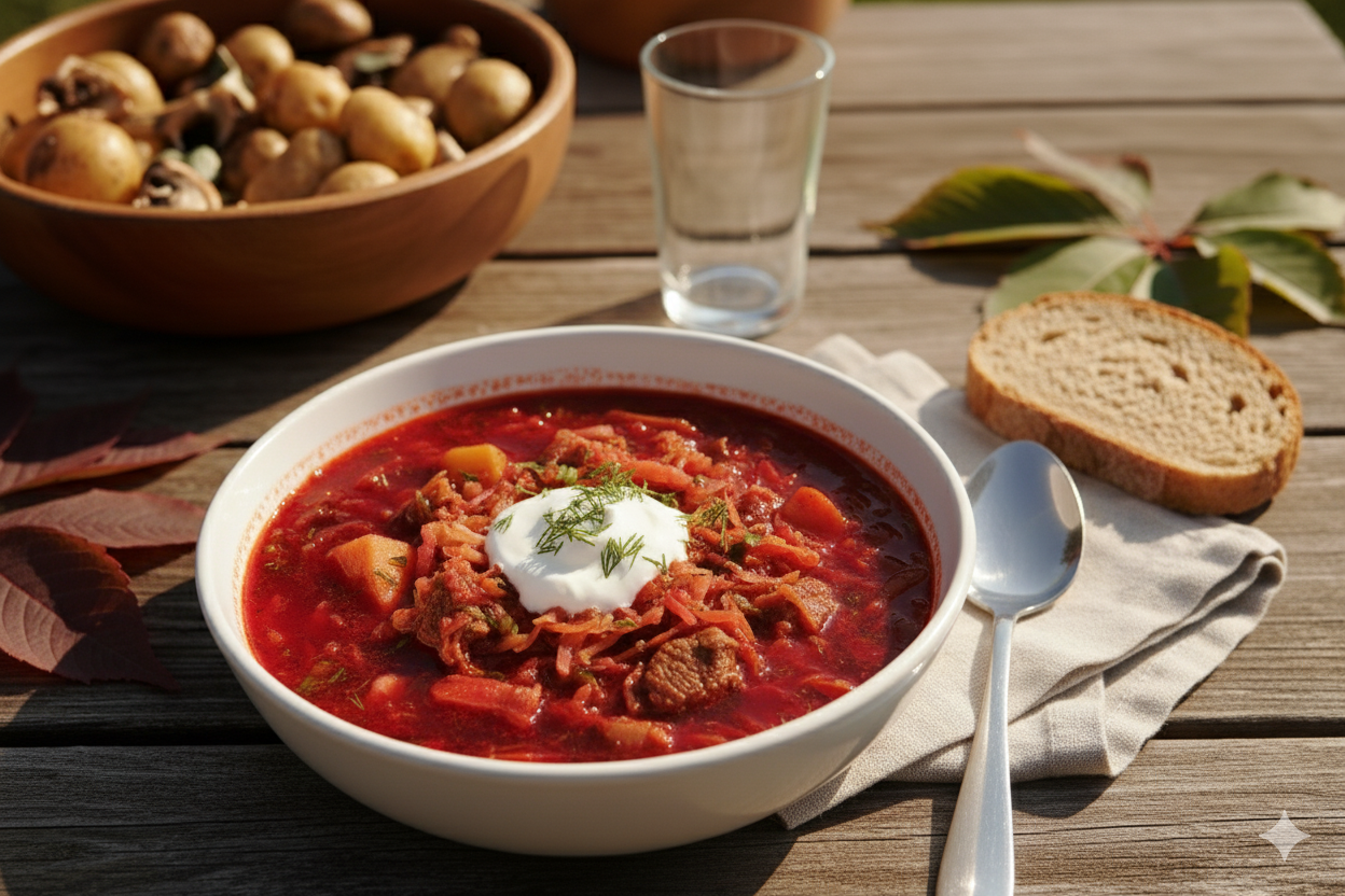 Белорусский борщ — традиционный суп