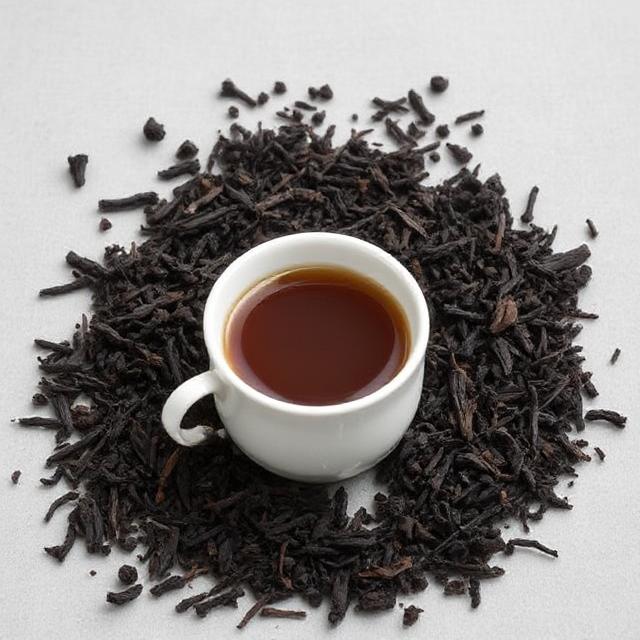 Чёрный чай Ассам Крупные листья чёрного чая Ассам