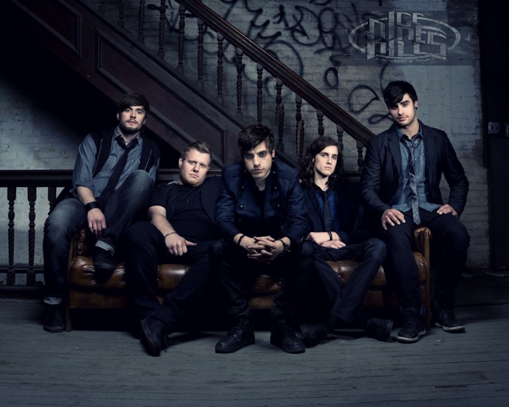 Одно из ранних групповых фото старого состава Ice Nine Kills in 2010