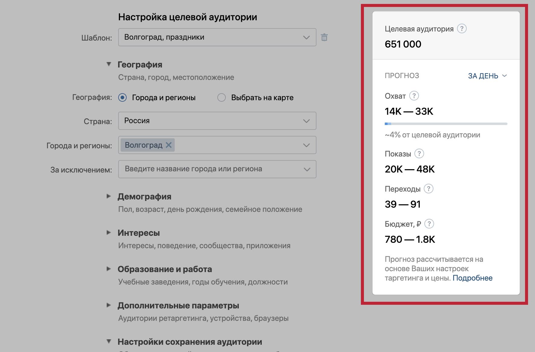 Форматы рекламного кабинета ВКонтакте